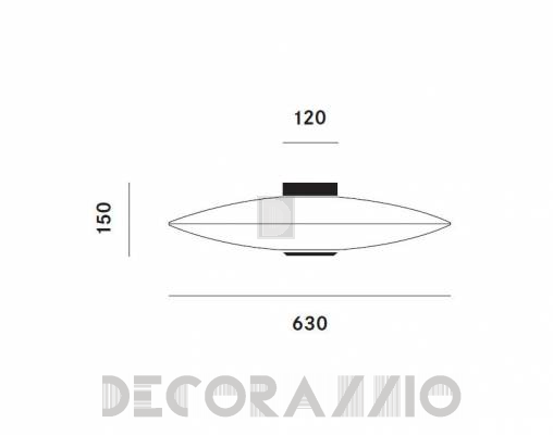 Светильник потолочный накладной Prandina EXTRA C3 - EXTRA C3