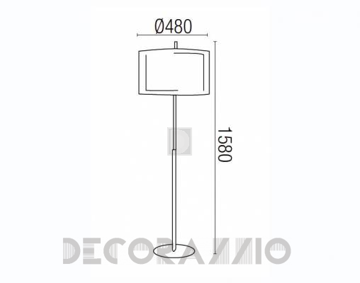 Светильник напольный (Торшер) Faro 68547 - 68547