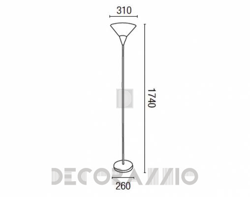 Светильник напольный (Торшер) Faro 57049 - 57049