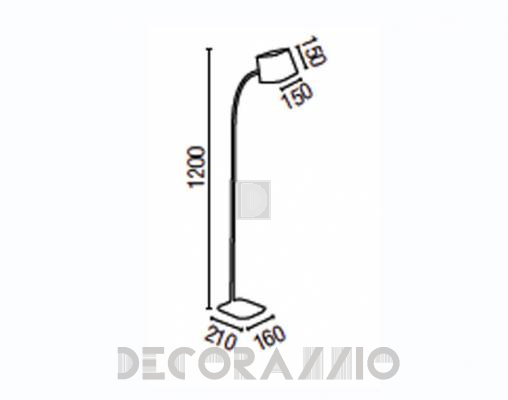 Светильник напольный (Торшер) Faro 29926 - 29926