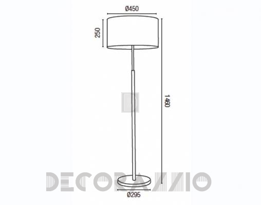 Светильник напольный (Торшер) Faro 68443 - 68443