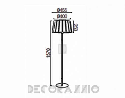 Светильник напольный (Торшер) Faro 29972 - 29972