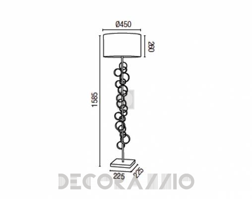 Светильник напольный (Торшер) Faro 29833 - 29833