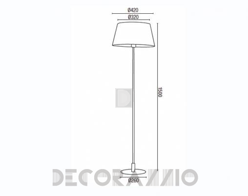 Светильник напольный (Торшер) Faro 68418 - 68418