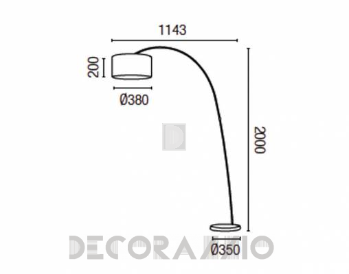 Светильник напольный (Торшер) Faro 68463 - 68463
