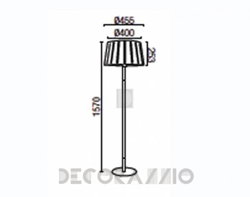 Светильник напольный (Торшер) Faro 29973 - 29973