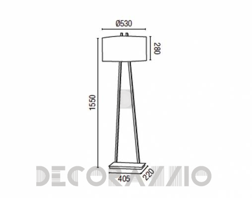 Светильник напольный (Торшер) Faro 29831 - 29831