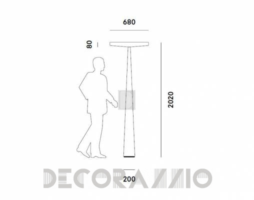 Светильник напольный (Торшер) Prandina EQUILIBRE ECO F33 - EQUILIBRE ECO F33