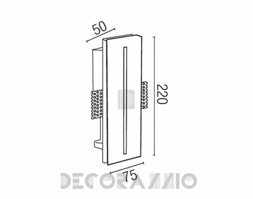 Светильник  настенный врезной Faro 63282 - 63282