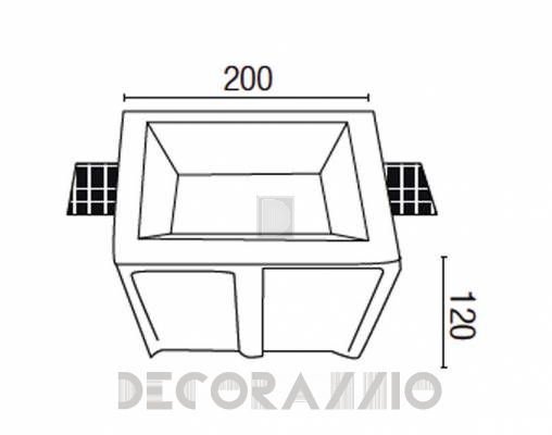 Светильник  настенный врезной Faro 63287 - 63287