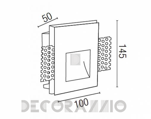 Светильник  настенный врезной Faro 63283 - 63283