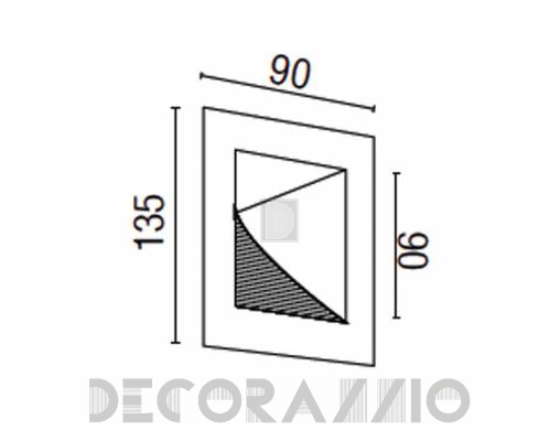 Светильник настенный врезной Faro 46031 - 46031