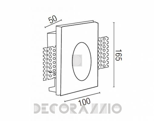 Светильник  настенный врезной (Светильник точечный) Faro 63281 - 63281
