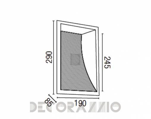 Светильник настенный врезной Faro 46029 - 46029