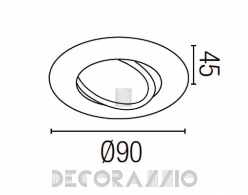 Светильник потолочный врезной Faro 42921 - 42921