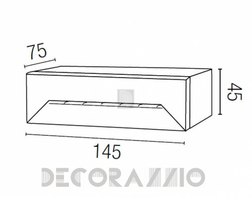Светильник уличный настенный врезной Faro 70633 - 70633