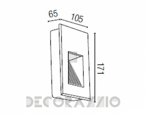 Светильник уличный настенный врезной Faro 70460 - 70460