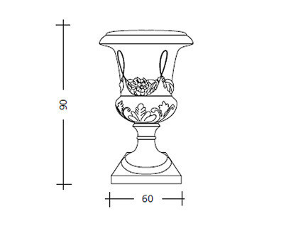 Ваза Baga Patrizia Garganti CM. 436 - CM. 436