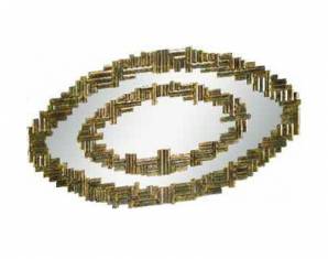 Зеркало навесное Isacco Agostoni 1296 OVAL MIRROR, 1296 OVAL MIRROR