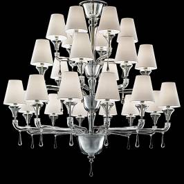Светильник  потолочный подвесной (Люстра) Barovier&Toso Nevada, 5549-24-CC-BB