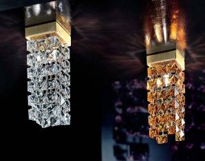 Светильник  потолочный накладной Braga CRYSTAL, 542/INCASSO am