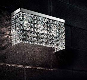 Светильник  настенный накладной Braga CRYSTAL, 542/A3
