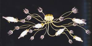 Светильник  потолочный накладной Lamp Illuminazione Потолочный светильник, 385-PL6 gold