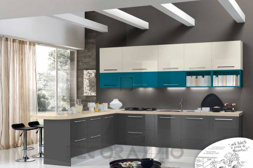Комплект в кухню Concreta Cucine Seventy - Conc16