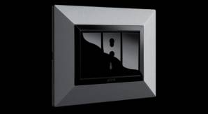 Розетка электрическая AVE LifeTouch, Serie_LifeTouch_placca_Zama44_argento_big
