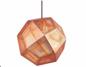 Светильник  потолочный подвесной (Люстра) Tom Dixon Etch, Etch Shade Copper