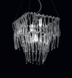 Светильник  потолочный подвесной (Люстра) Cremasco MEDUsA, 5095/3S-CR-TR