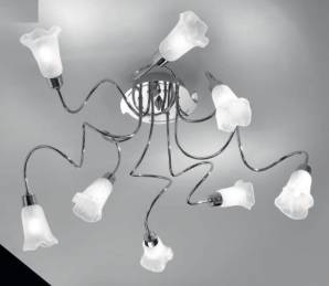 Светильник  потолочный подвесной (Люстра) Cremasco Décor, 2663/8PL-CR