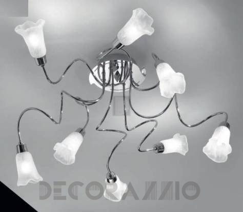 Светильник потолочный подвесной (Люстра) Cremasco Décor - 2663/8PL-CR