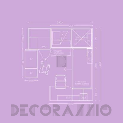 Комплект в детскую Clever Camerette a Terra - Cl22