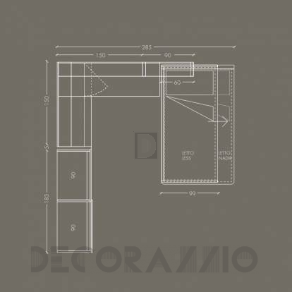 Комплект в детскую Clever Camerette a Terra - Cl27