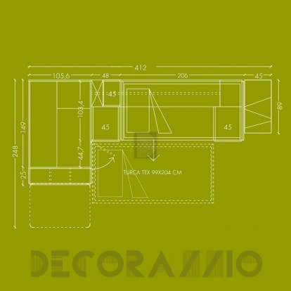 Комплект в детскую Clever Camerette a Soppalco - Cl38