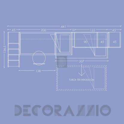 Комплект в детскую Clever Camerette a Soppalco - Cl39