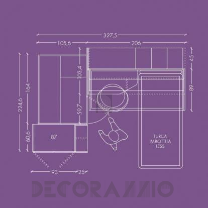 Комплект в детскую Clever Camerette a Soppalco - Cl46