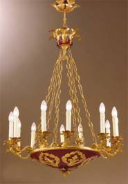 Светильник  потолочный подвесной (Люстра) Epoca Lampadari 1385, 1385/12+3