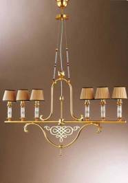 Светильник  потолочный подвесной (Люстра) Epoca Lampadari 1372, 1372/6BIL
