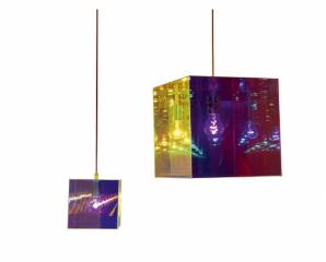 Светильник  потолочный подвесной (Люстра) Design heure Cubes Miroirs, Suspensions cubes miroir C156 31