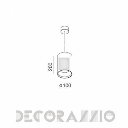 Светильник потолочный подвесной (Люстра) Wever & Ducre CONCRETE TUBE 2 - 887627