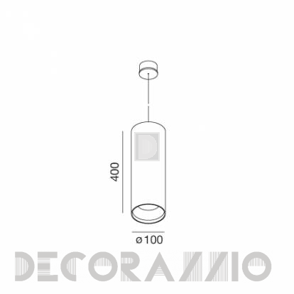 Светильник потолочный подвесной (Люстра) Wever & Ducre CONCRETE TUBE 3 - 887637