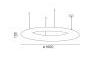 Светильник потолочный подвесной (Люстра) Wever & Ducre SUPER GIGANT LED - 14313