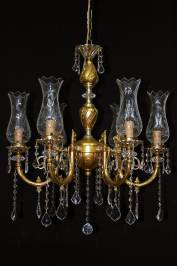 Светильник  потолочный подвесной (Люстра) Due Effe Impero Miriam, IMPERO MIRIAM BACCARAT 6L