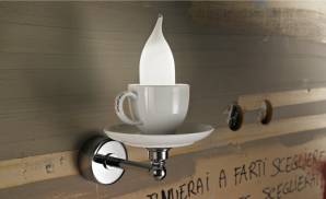Светильник  настенный накладной (Бра) Vesoi coffee/cappuccino, coffee 12/ap