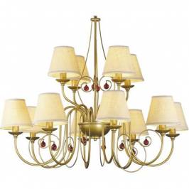 Светильник  потолочный подвесной (Люстра) Arte Lamp Arte Neapolitan, A3007LM-12BZ