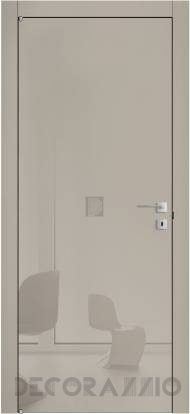 Двери межкомнатные распашные Barausse Shiny - Shiny grigio on