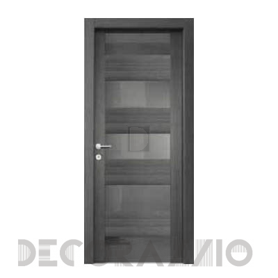 Двери межкомнатные распашные Romagnoli PITONE - PT5BLC