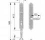 Ручки для распашных дверей подвижные Mestre DECORATIVE DOOR IRONMONGERY 2013 - 0J3004.D00.44
